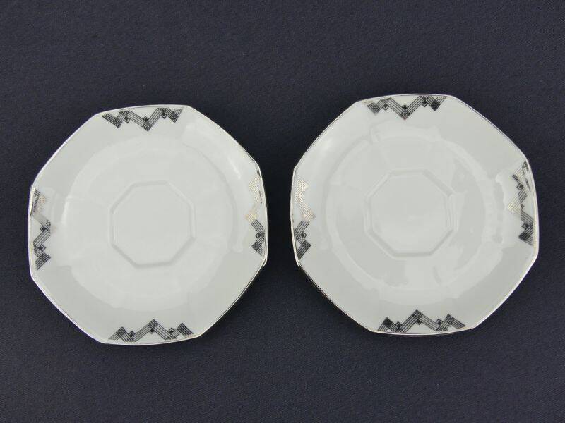 Art Deco tête-à-tête in Limoges porcelain by Legrand