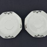 Art Deco tête-à-tête in Limoges porcelain by Legrand