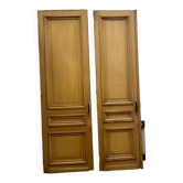 Set of two single-sided doors in 19th century solid fir
