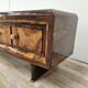 Tuscan Art Decò dressing table from the 1940s in walnut burl