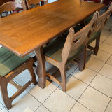 Neoclassical style farmhouse table dlg Guillerme et chambron 60/70