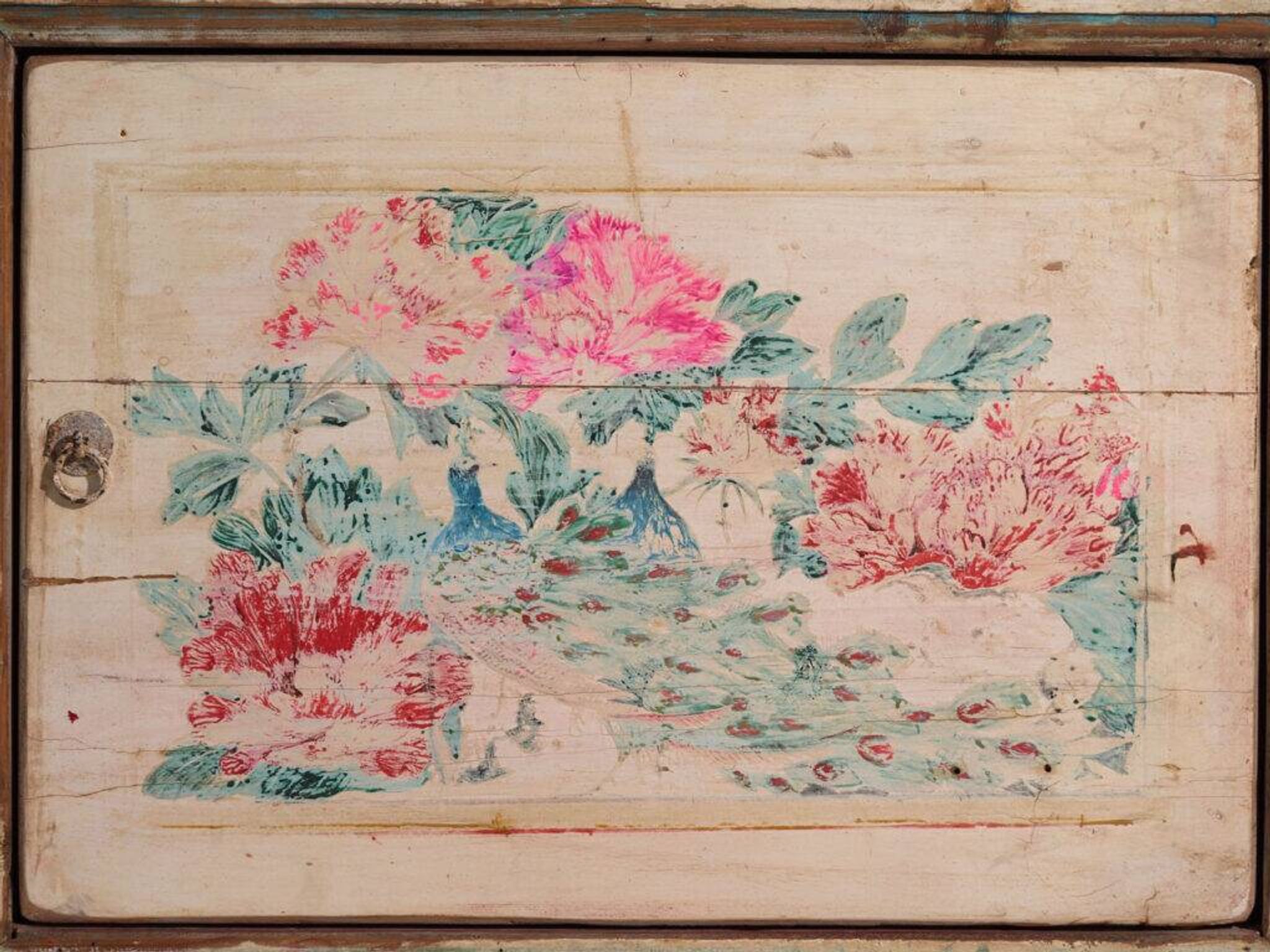Antique buffet painted in pine wood – China, circa 1930