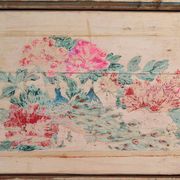 Antique buffet painted in pine wood – China, circa 1930