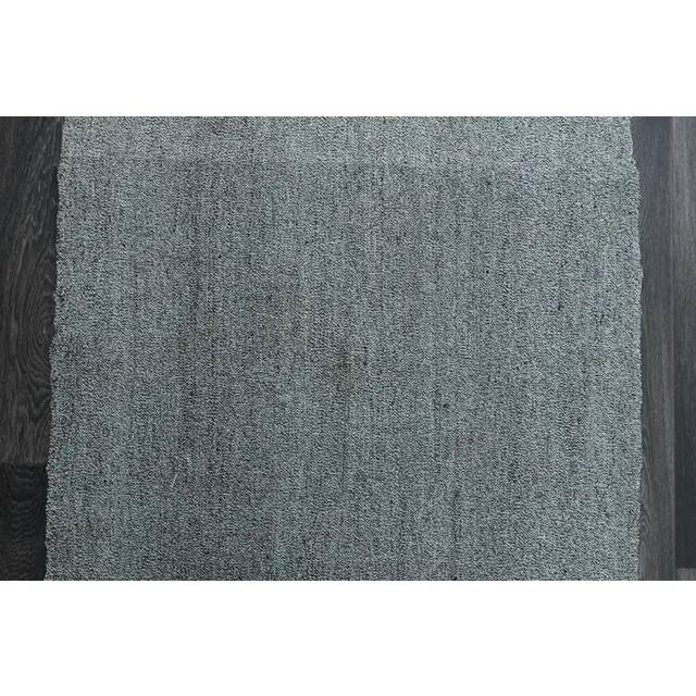 Vintage Turkish Oushak Handmade Wool Cotton Gray Area Rug 98x202
