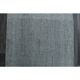 Vintage Turkish Oushak Handmade Wool Cotton Gray Area Rug 98x202
