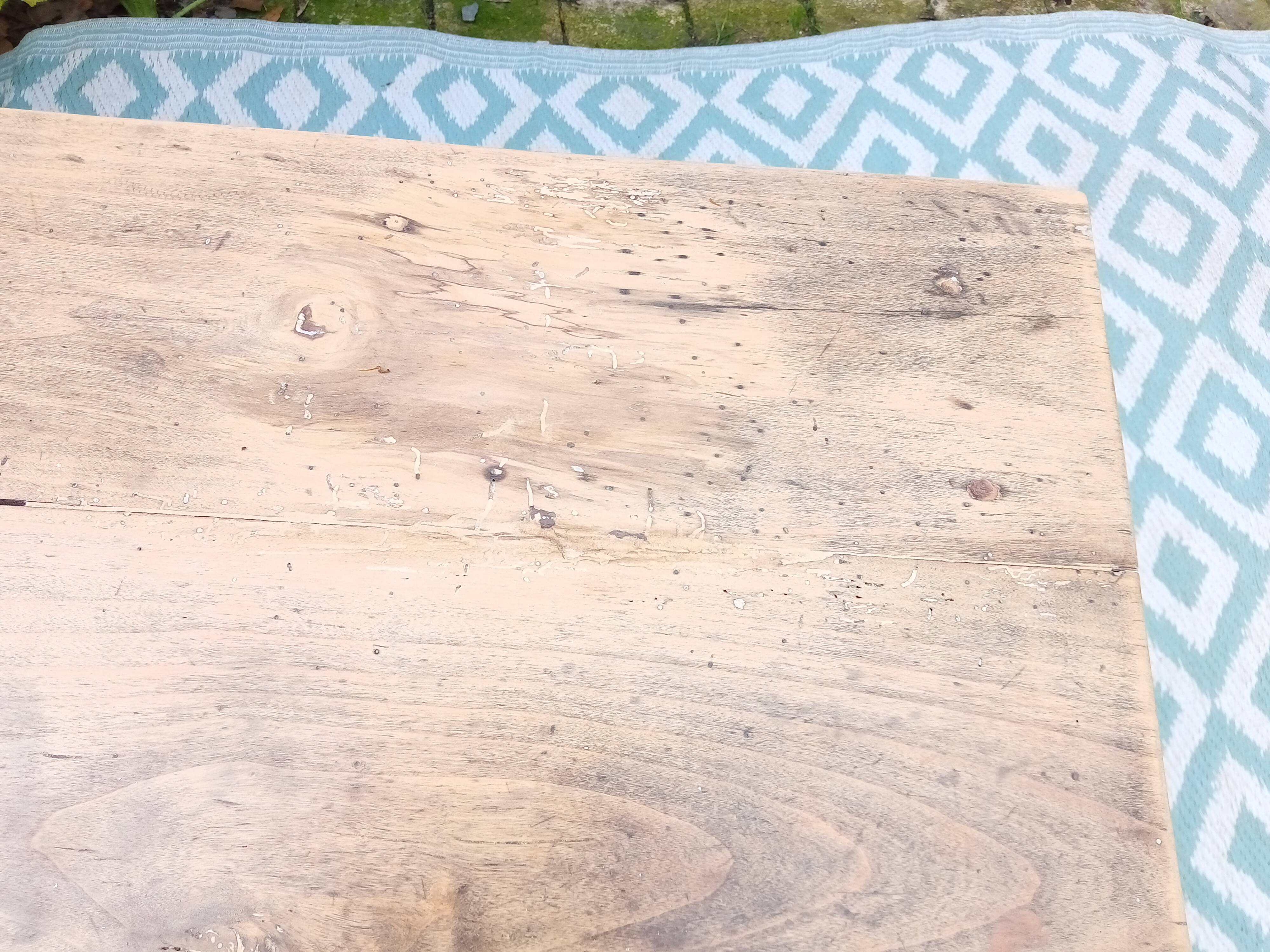 Antique wooden coffee table