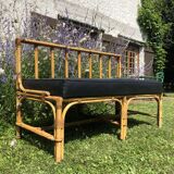 Rattan bench