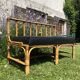 Rattan bench