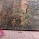 Vintage French oil painting, signed Levergne, 1958