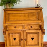 Bureau secrétaire en pin savoyarde