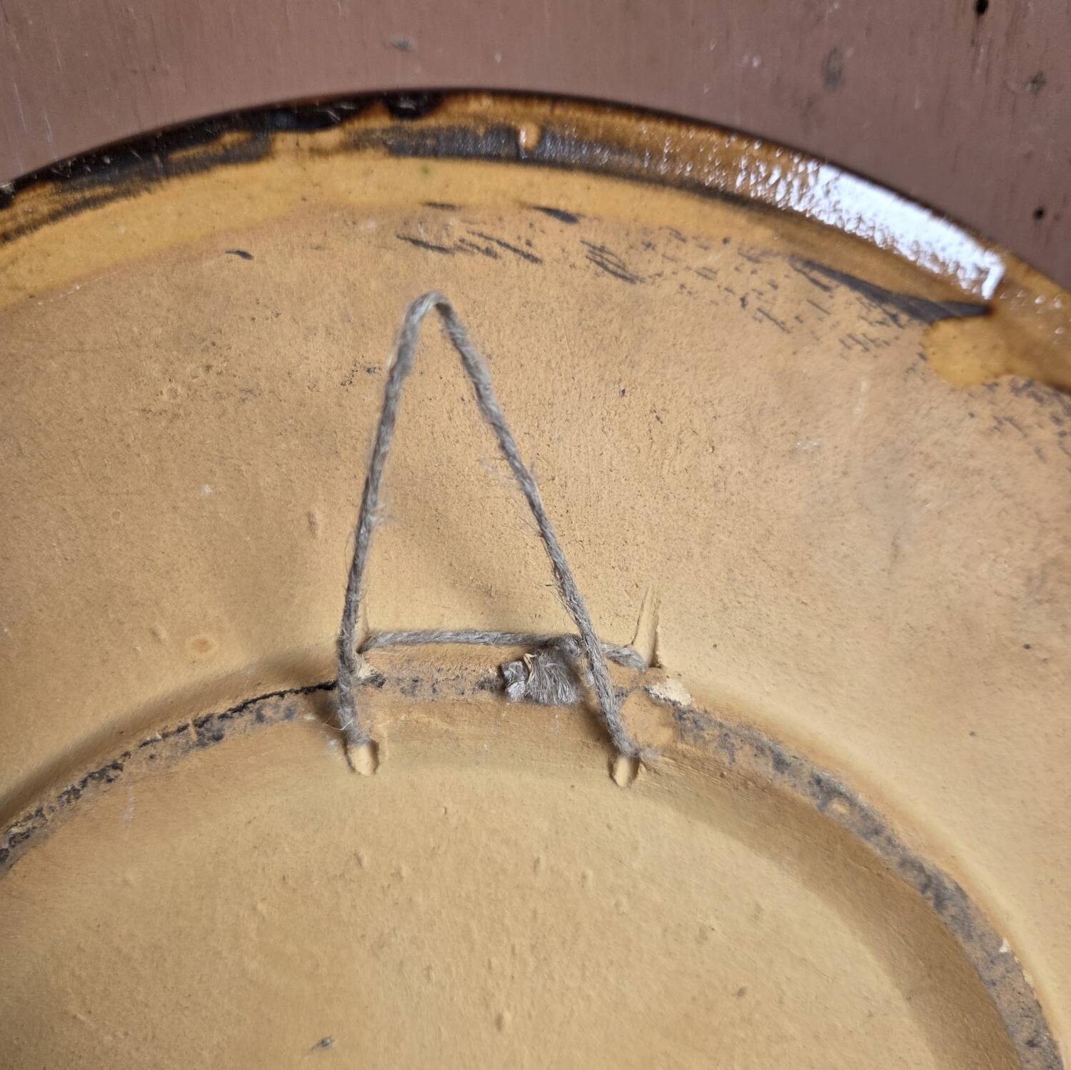 Alsatian earthenware plate