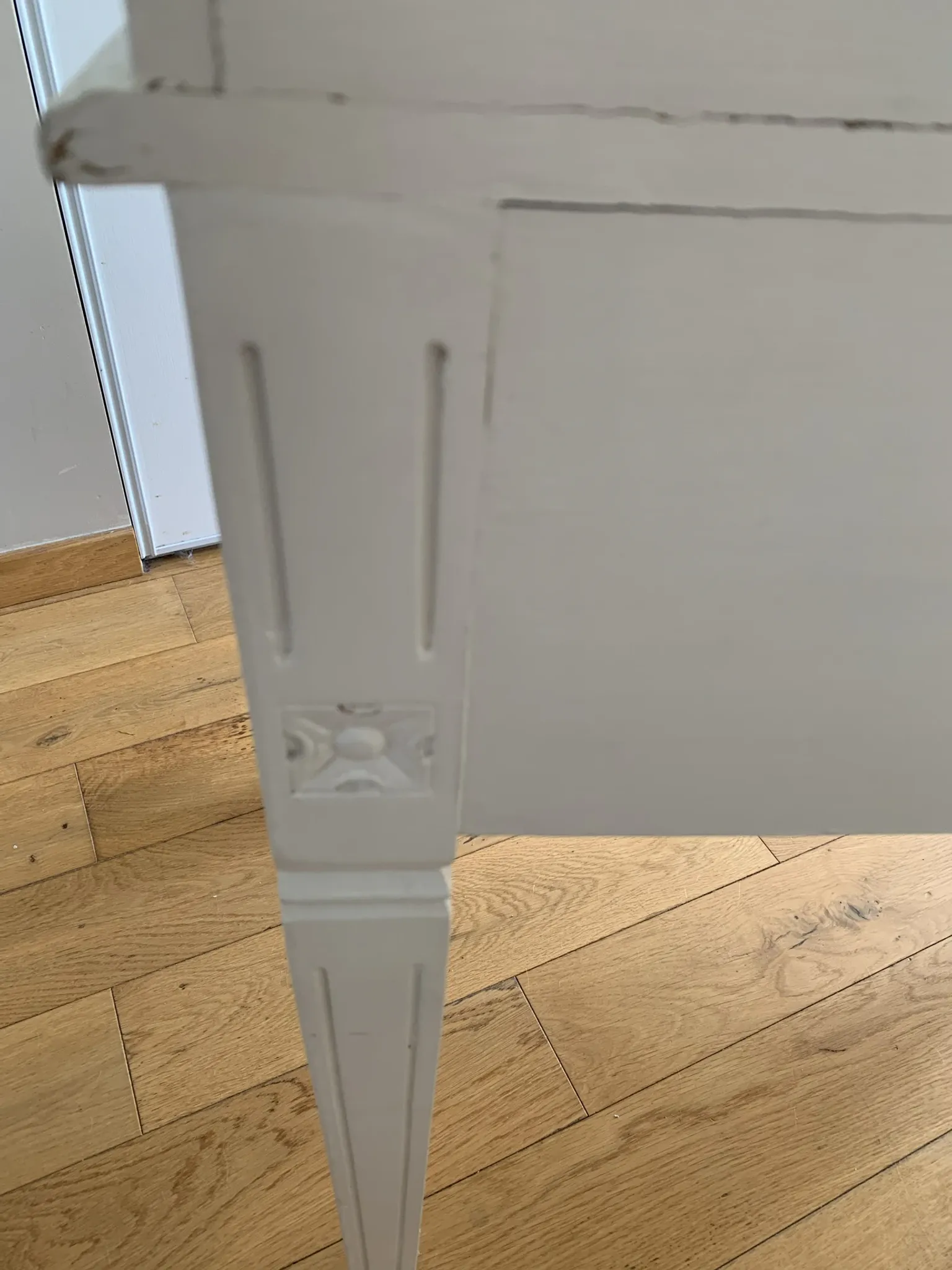 White desk