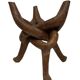 Socle/sculpture en bois