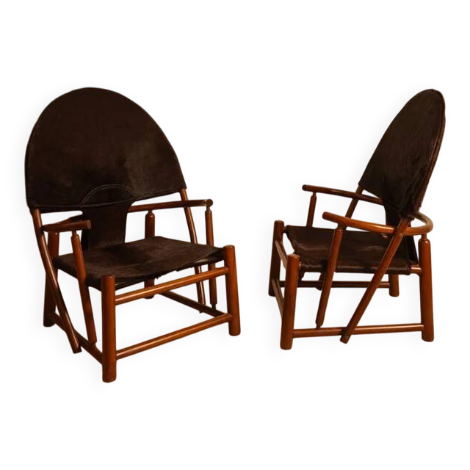 Pair of G23 hoop armchairs