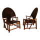 Pair of G23 hoop armchairs