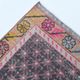 4x8 Pale Red Geometric Vintage Rug, 129x258Cm