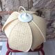 Suspension fleur double corolle vintage