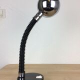 Targetti Sankey desk lamp in chrome, space age, 70's