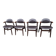 4 tijsseling cowhorn chairs