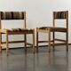 Pair of Borge Mogensen Chairs for Karl Anderson, signed