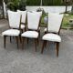 Ensemble de 6 chaises haute vintage – Design années 50/60