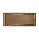 Frame wood worked twisted molding
