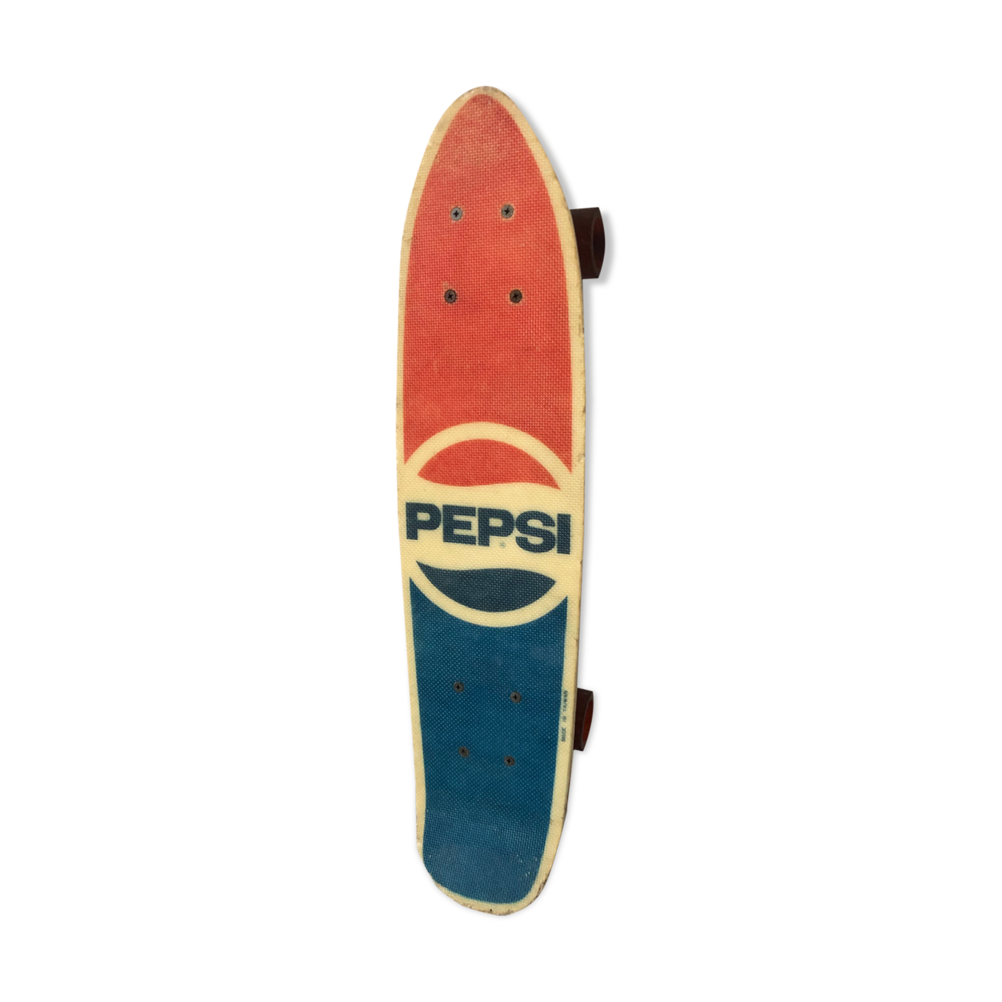 Vintage Pepsi-cola 1970s fiberglass skateboard
