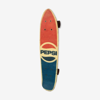 Vintage Pepsi-cola 1970s fiberglass skateboard