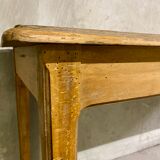 Light wood table