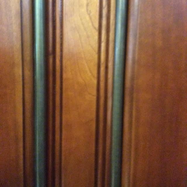 Cherry bookcase 4 doors