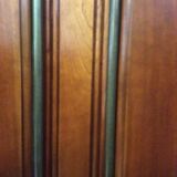 Cherry bookcase 4 doors