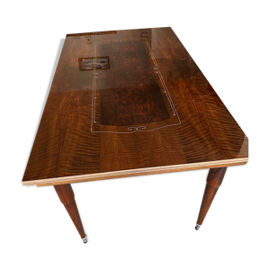 table de salle à manger - marqueterie