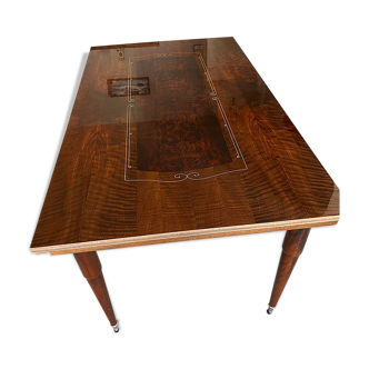 Dining room table in beautiful marquetry