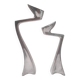 Paire de bougeoirs Swan de Matthew Hilton