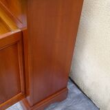 Meuble d'entrée en merisier porte et tiroirs H 83 cm