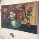 Oil painting flowers 61 x 39 cm