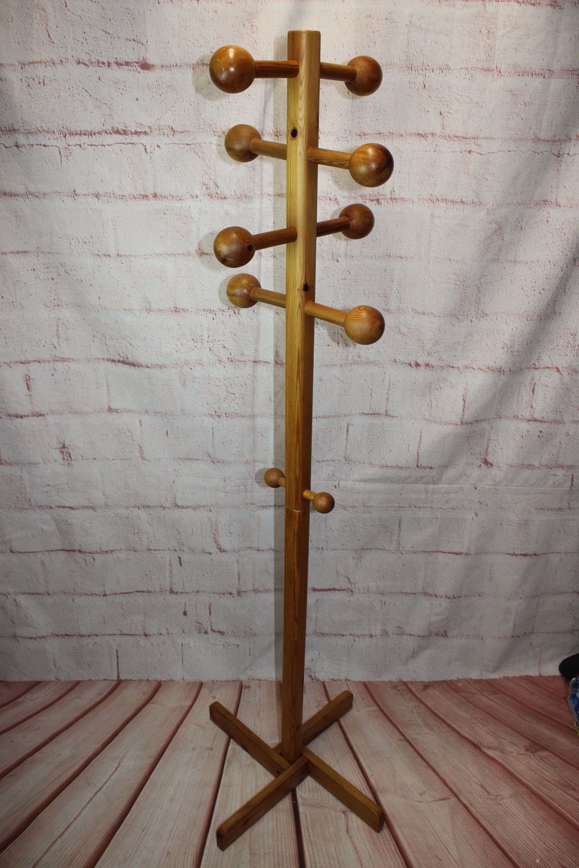 Coat rack on foot vintage scandinavian design