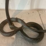 Paire d'appliques en bronze a décor d'un serpent XX siècle