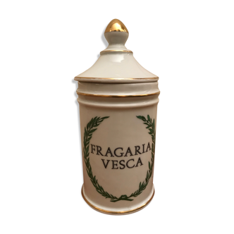 Porcelain covered pharmacy pot