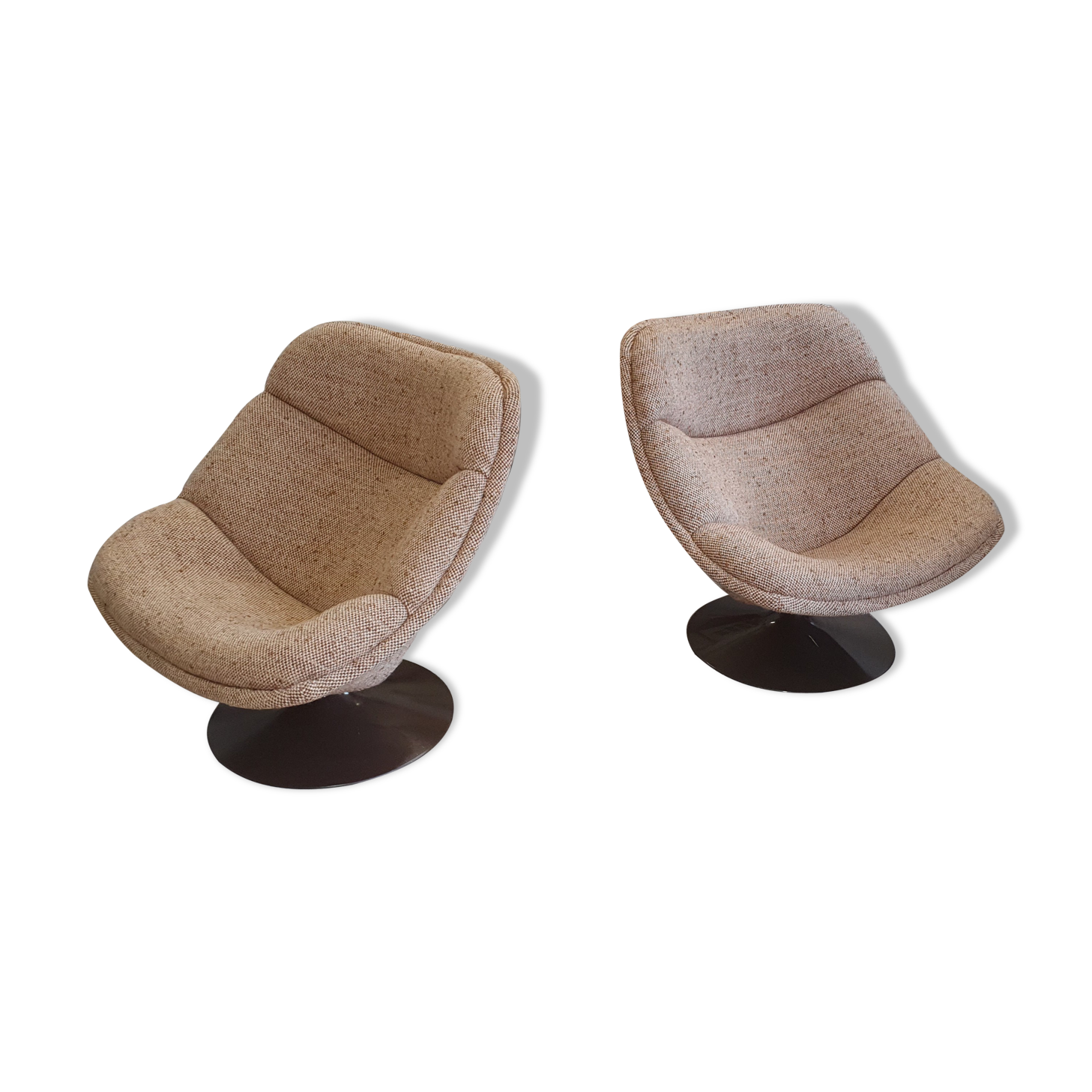 Paire de fauteuils lounge par Pierre Paulin F558 fabriqués par Artifort