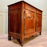 Provençal Buffet In Walnut From Louis XV 18th Century
