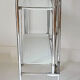 Folding serving table