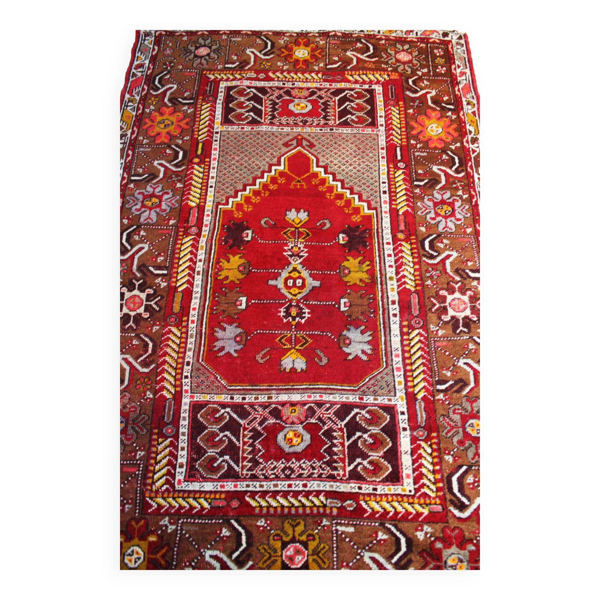 Prayer rug Kirsehir, Anatolia, Türkiye.