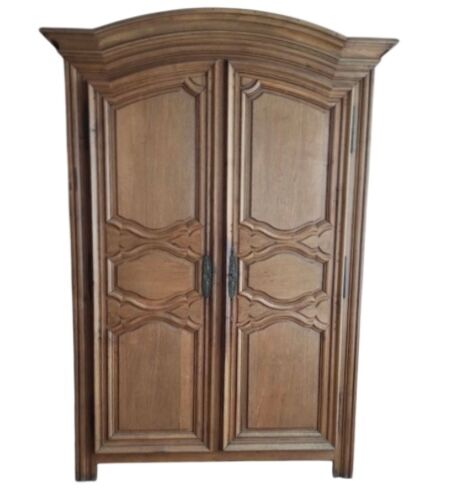 Antique solid wood wardrobe