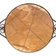 1930 hammered metal mirror