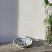 Quimper ceramic hanging collector's salad bowl