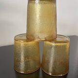 Set of 3 Henkel amber glasses