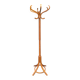 Coat rack – Vintage – Storage – Curved brown wooden parrot