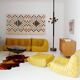 Contemporary Geometric Artisian Raw Cotton South American Sculpture / Tape