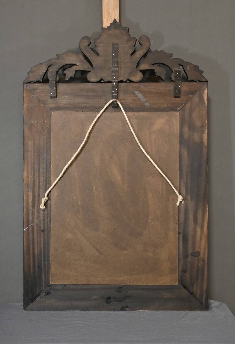 Important Venetian Pedimented Mirror, Italy – Early 20th Century